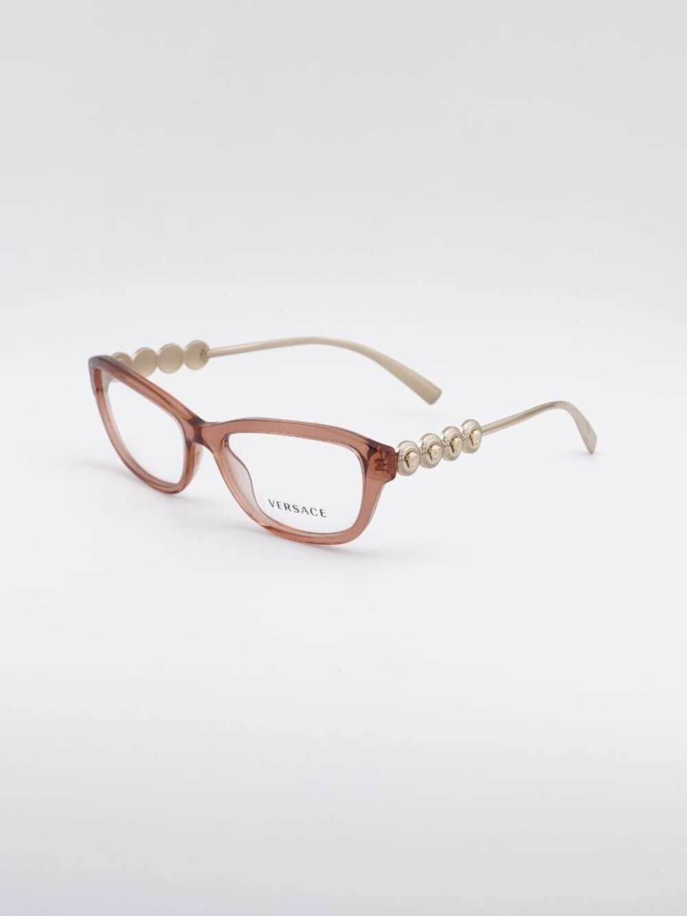Versace VE3279 5325 Eyeglasses Brown 54mm Rectangle Frame